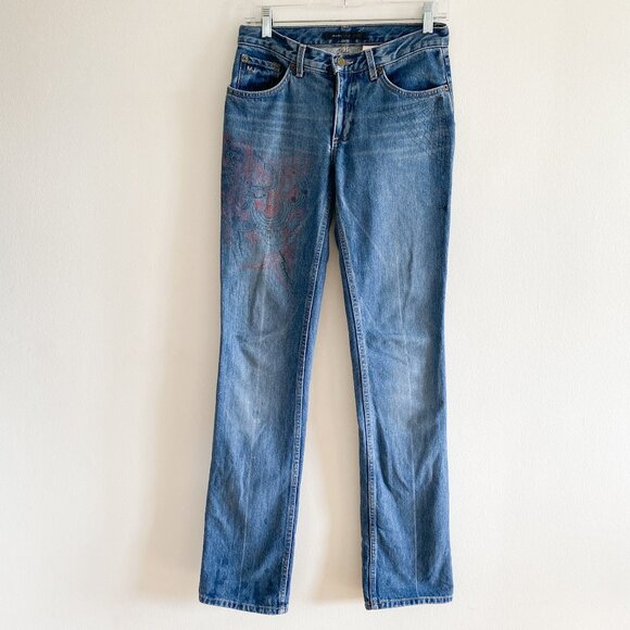Marc Jacobs Vintage Tattoo Spiderweb Jeans 2 - Picture 3 of 12